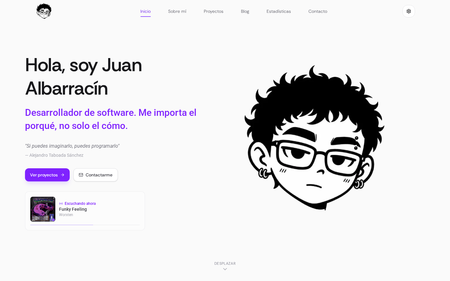 Vista previa de Portafolio | Juan Albarracín