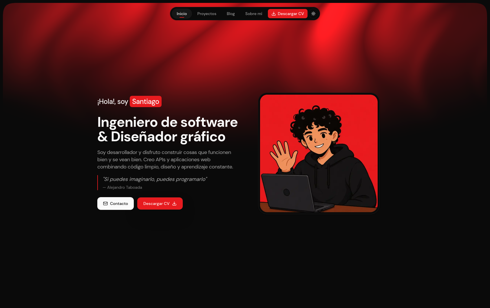 Vista previa de Portafolio | Santiago Salazar